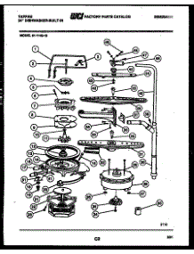 06 - Motor Pump Parts parts for Frigidaire Dishwasher 61-1140-00 from AppliancePartsPros.com