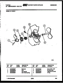 03 - Cam parts for Frigidaire Dishwasher 61-1160-00 from AppliancePartsPros.com