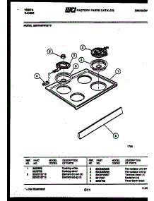 05 - Cooktop Parts parts for Frigidaire Range 30DEMDWED0-23 from AppliancePartsPros.com