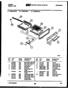 05 - Broiler Drawer Parts parts for Frigidaire Range 72-3657-66-10 from AppliancePartsPros.com