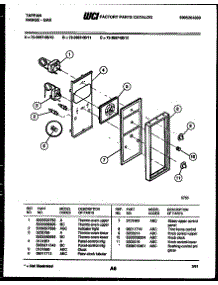 06 - Control Panel parts for Frigidaire Range 72-3657-66-11 from AppliancePartsPros.com