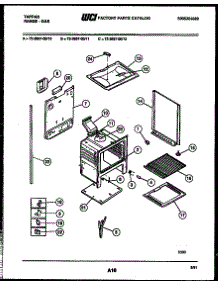 09 - Lower Body Parts parts for Frigidaire Range 72-3657-23-12 from AppliancePartsPros.com