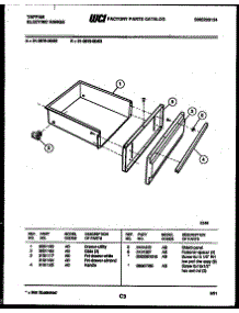 04 - Drawer Parts parts for Frigidaire Range 31-3979-23-03 from AppliancePartsPros.com
