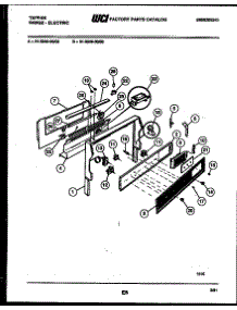06 - Backguard parts for Frigidaire Range 31-3349-23-02 from AppliancePartsPros.com