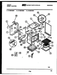 05 - Body Parts parts for Frigidaire Range 31-3969-23-04 from AppliancePartsPros.com