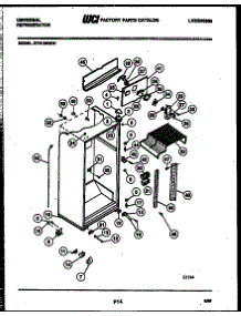 03 - Cabinet Parts parts for Frigidaire Refrigerator GTN198WH1-45 from AppliancePartsPros.com