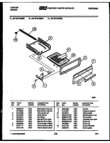 05 - Broiler Drawer Parts parts for Frigidaire Range 32-1019-23-03 from AppliancePartsPros.com