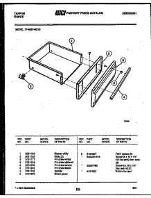 06 - Drawer Parts parts for Frigidaire Range 77-4957-23-10 from AppliancePartsPros.com