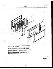 03 - Door Parts parts for Frigidaire Microwave 56-2661-00-02 from AppliancePartsPros.com