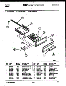 04 - Broiler Drawer Parts parts for Frigidaire Range 32-1039-23-04 from AppliancePartsPros.com