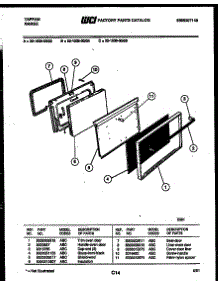 05 - Door Parts parts for Frigidaire Range 32-1039-23-04 from AppliancePartsPros.com