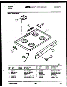 03 - Cooktop Parts parts for Frigidaire Range 72-2547-23-09 from AppliancePartsPros.com