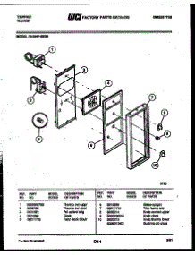 06 - Control Panel parts for Frigidaire Range 72-2547-66-09 from AppliancePartsPros.com