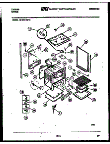 06 - Lower Body Parts parts for Frigidaire Range 76-4967-23-13 from AppliancePartsPros.com