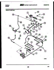 03 - Burner, Manifold And Gas Control parts for Frigidaire Range 76-4967-32-13 from AppliancePartsPros.com