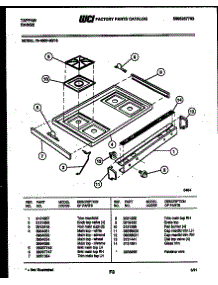 11 - Cooktop Parts parts for Frigidaire Range 76-4967-32-13 from AppliancePartsPros.com