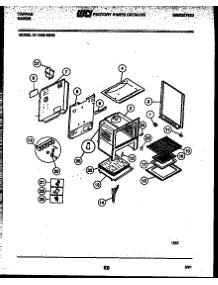 05 - Body Parts parts for Frigidaire Range 37-1039-23-03 from AppliancePartsPros.com