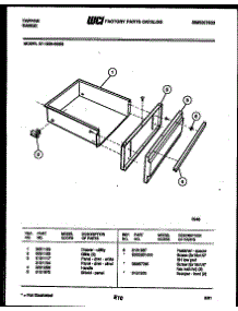 06 - Drawer Parts parts for Frigidaire Range 37-1039-23-03 from AppliancePartsPros.com