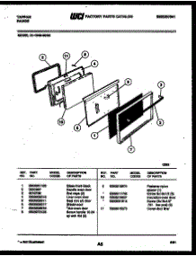 04 - Door Parts parts for Frigidaire Range 31-1049-23-03 from AppliancePartsPros.com
