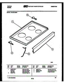 04 - Cooktop Parts parts for Frigidaire Range 73-3757-23-09 from AppliancePartsPros.com