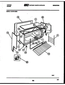 08 - Upper Body Parts parts for Frigidaire Range 73-3757-66-09 from AppliancePartsPros.com