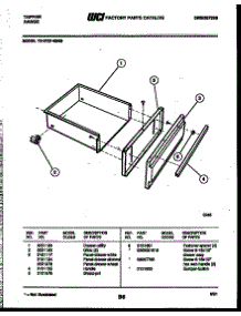 10 - Drawer Parts parts for Frigidaire Range 73-3757-66-09 from AppliancePartsPros.com