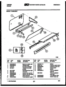 07 - Splasher Control parts for Frigidaire Range 77-4950-23-01 from AppliancePartsPros.com