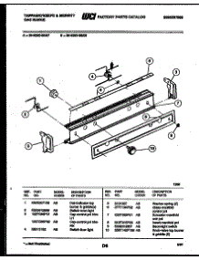 03 - Control Panel parts for Frigidaire Range 36-6262-66-07 from AppliancePartsPros.com