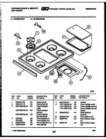 04 - Cooktop Parts parts for Frigidaire Range 36-6262-23-08 from AppliancePartsPros.com