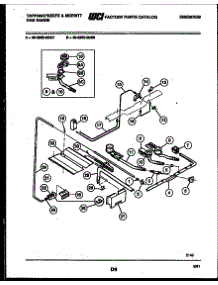 06 - Burner, Manifold And Gas Control parts for Frigidaire Range 36-6262-23-08 from AppliancePartsPros.com
