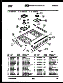 03 - Cooktop Parts parts for Frigidaire Range 30-4980-32-03 from AppliancePartsPros.com