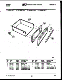 07 - Drawer Parts parts for Frigidaire Range 30-4998-32-01 from AppliancePartsPros.com