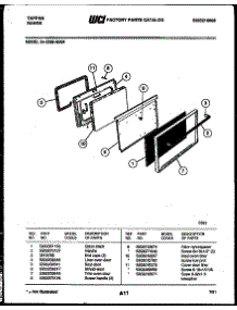 03 - Door Parts parts for Frigidaire Range 31-2239-23-04 from AppliancePartsPros.com