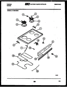 05 - Cooktop And Broiler Parts parts for Frigidaire Range 31-1049-23-04 from AppliancePartsPros.com
