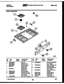 03 - Cooktop Parts parts for Frigidaire Range 30-3350-23-02 from AppliancePartsPros.com