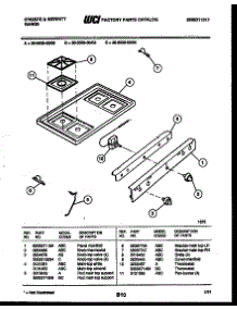 03 - Cooktop Parts parts for Frigidaire Range 30-6539-23-03 from AppliancePartsPros.com