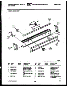 03 - Control Panel parts for Frigidaire Range 36-6262-23-09 from AppliancePartsPros.com