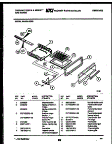 07 - Broiler Drawer Parts parts for Frigidaire Range 36-6262-23-09 from AppliancePartsPros.com