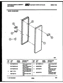 08 - Panel Compartment parts for Frigidaire Range 36-6262-23-09 from AppliancePartsPros.com
