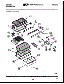 04 - Shelves And Supports parts for Frigidaire Refrigerator GTN175WHL3 from AppliancePartsPros.com
