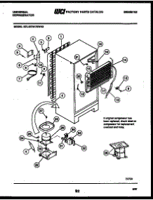 05 - System And Automatic Defrost Parts parts for Frigidaire Refrigerator GTN175WHL3 from AppliancePartsPros.com