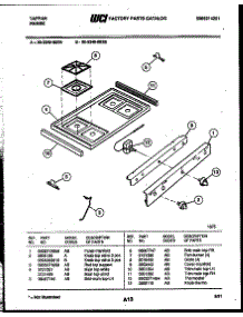 03 - Cooktop Parts parts for Frigidaire Range 30-3349-23-04 from AppliancePartsPros.com