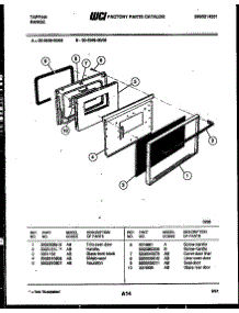 04 - Door Parts parts for Frigidaire Range 30-3349-23-04 from AppliancePartsPros.com