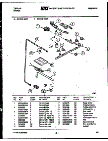 05 - Burner, Manifold And Gas Control parts for Frigidaire Range 30-3349-23-04 from AppliancePartsPros.com