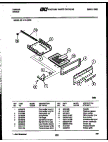 05 - Broiler Drawer Parts parts for Frigidaire Range 32-1019-23-06 from AppliancePartsPros.com