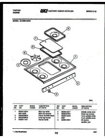 03 - Cooktop Parts parts for Frigidaire Range 36-3690-23-03 from AppliancePartsPros.com