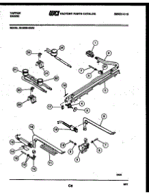 06 - Burner, Manifold And Gas Control parts for Frigidaire Range 36-3690-23-03 from AppliancePartsPros.com
