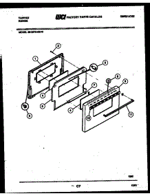 05 - Door Parts parts for Frigidaire Range 36-3272-23-10 from AppliancePartsPros.com