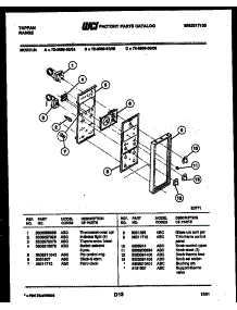 08 - Control Panel parts for Frigidaire Range 72-3989-66-04 from AppliancePartsPros.com