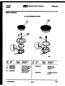 08 - Burner Parts parts for Frigidaire Range 30-4980-23-04 from AppliancePartsPros.com